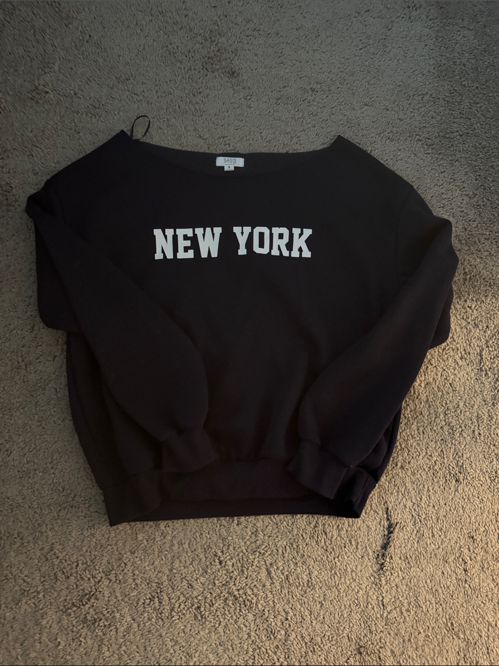 Women's Navy 'NEW YORK' Pullover Sweatshirt